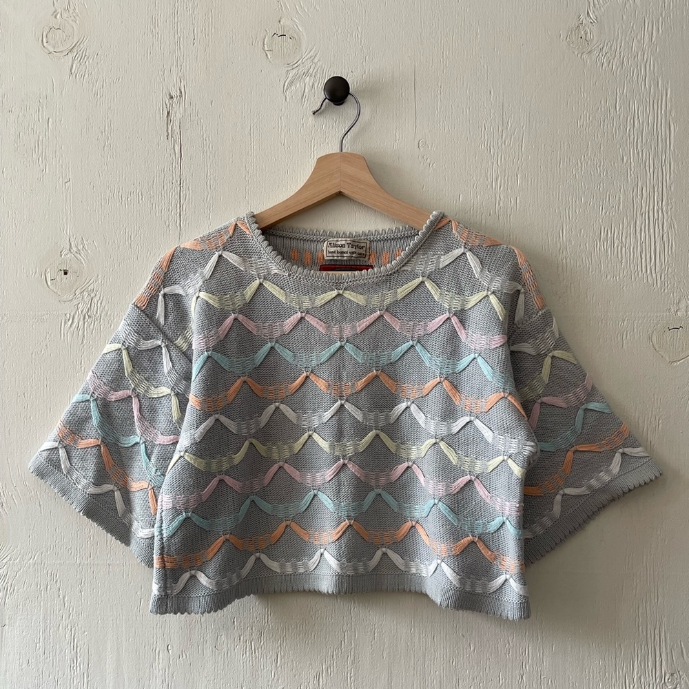 Alison Taylor Hand Loomed Cropped Sweater